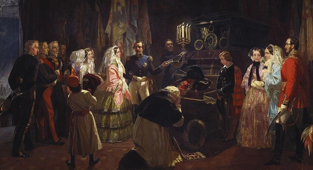 La regina Vittoria presso la tomba di Napoleone, 24 agosto 1855 - Royal Collection